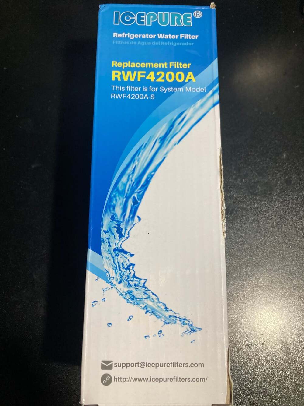 ICEPURE RWF4200A Refrigerator Water Filter Replacement Case of 1